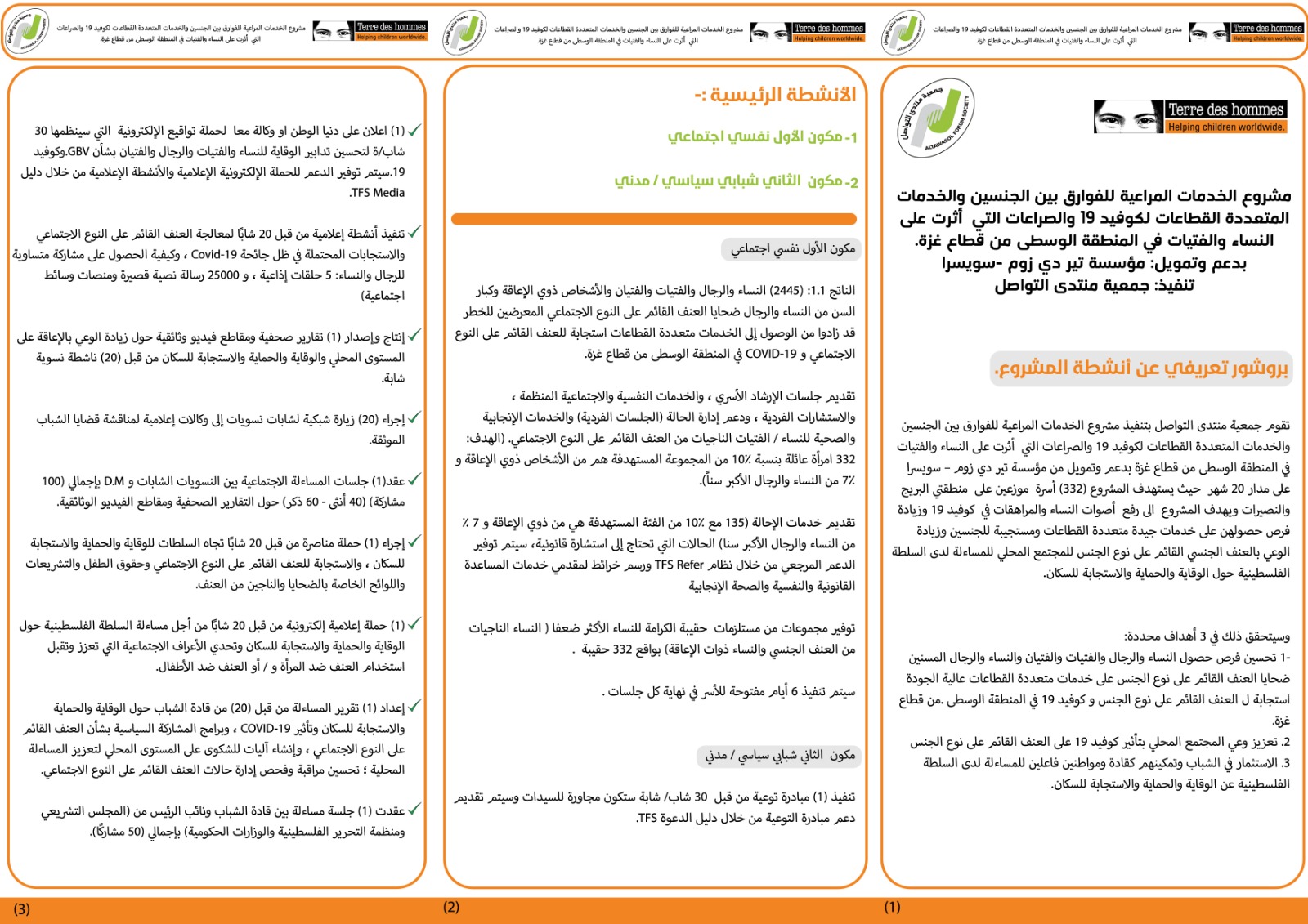 screenshot of the brochure