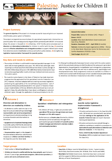 screenshot of one-pager