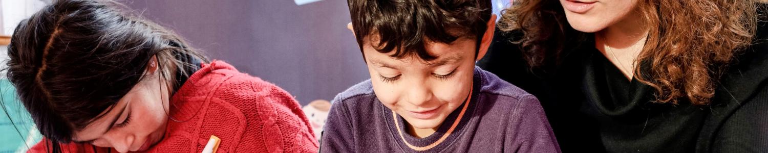 children learning